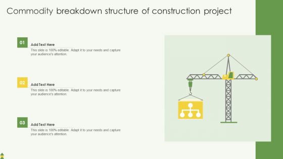Commodity Breakdown Structure Of Construction Project Ppt Gallery Master Slide PDF