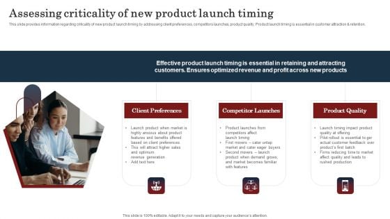 Commodity Launch Kickoff Administration Playbook Assessing Criticality Of New Product Introduction PDF