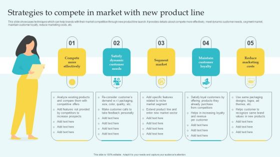 Commodity Line Expansion Strategies To Compete In Market With New Product Pictures PDF