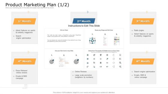 Commodity Unique Selling Proposition Product Marketing Plan Emails Icons PDF