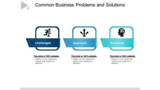 Common Business Problems And Solutions Ppt PowerPoint Presentation Icon Templates