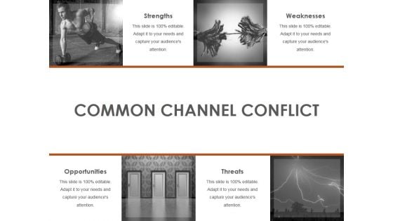 Common Channel Conflict Template Ppt PowerPoint Presentation Outline Slide Portrait