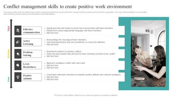 Common Conflict Situations Conflict Management Skills To Create Positive Work Portrait PDF