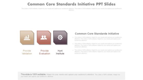 Common Core Standards Initiative Ppt Slides