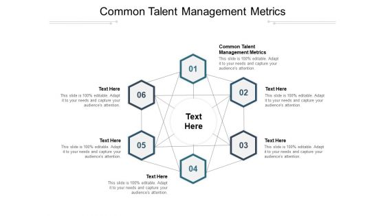 Common Talent Management Metrics Ppt PowerPoint Presentation Background Cpb Pdf