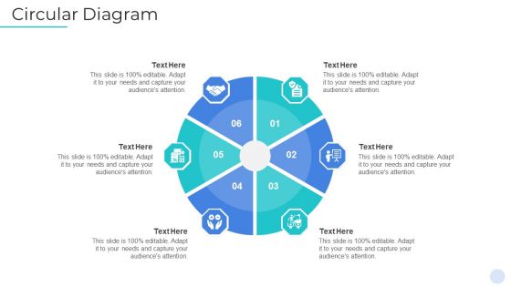 Common Workplace Investor Capital Raising Circular Diagram Template PDF