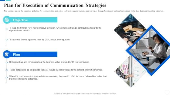 Communicate Company Value To Your Stakeholders Plan For Execution Of Communication Diagrams PDF