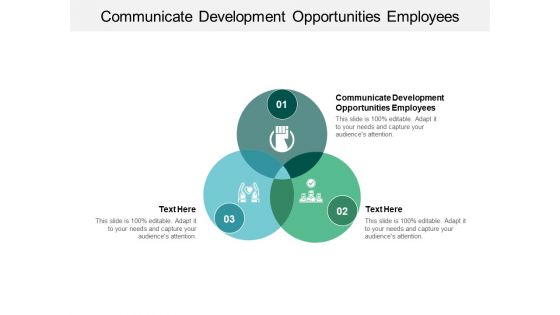 Communicate Development Opportunities Employees Ppt Powerpoint Presentation Styles Ideas Cpb