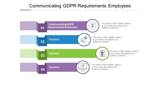 Communicating GDPR Requirements Employees Ppt PowerPoint Presentation Summary Outfit Cpb