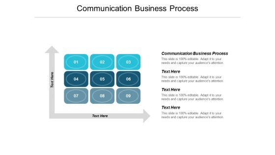 Communication Business Process Ppt Powerpoint Presentation File Templates Cpb