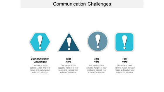 Communication Challenges Ppt PowerPoint Presentation Summary Examples Cpb