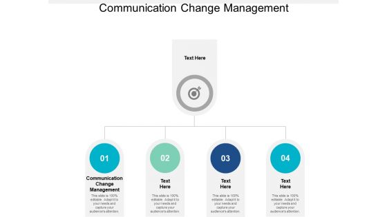 Communication Change Management Ppt PowerPoint Presentation File Diagrams Cpb