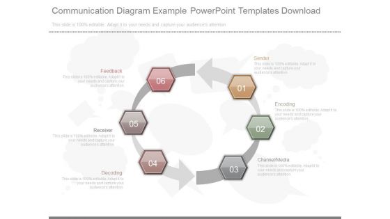 Communication Diagram Example Powerpoint Templates Download