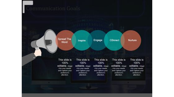 Communication Goals Template 1 Ppt Powerpoint Presentation Outline Designs