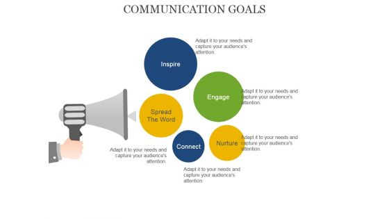 Communication Goals Template 1 Ppt PowerPoint Presentation Outline Ideas