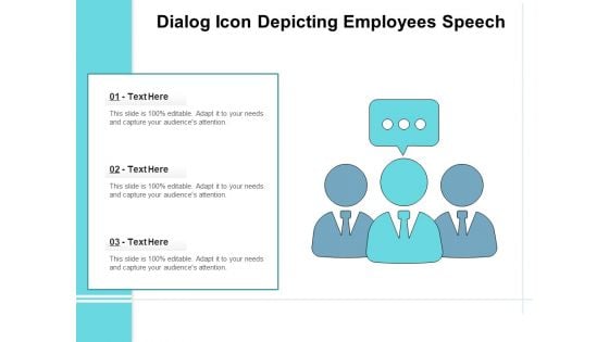 Communication Icon Employee Speech Ppt PowerPoint Presentation Complete Deck