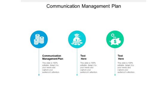 Communication Management Plan Ppt PowerPoint Presentation Visuals Cpb