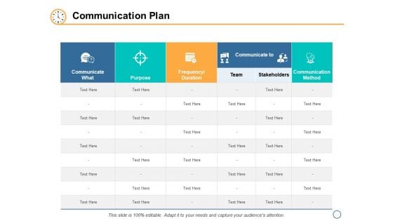 Communication Plan Ppt PowerPoint Presentation Model Diagrams