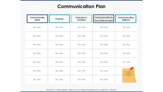 Communication Plan Strategy Ppt PowerPoint Presentation Icon Display