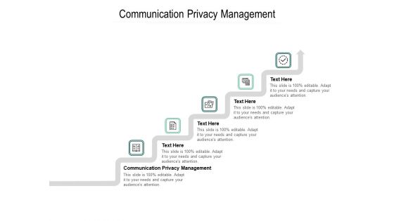 Communication Privacy Management Ppt PowerPoint Presentation Gallery Background Cpb Pdf