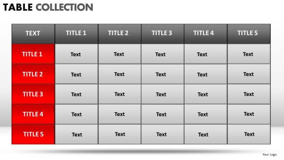 Communication Table Collection PowerPoint Slides And Ppt Diagram Templates