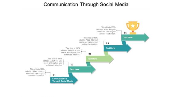 Communication Through Social Media Ppt PowerPoint Presentation Examples Cpb