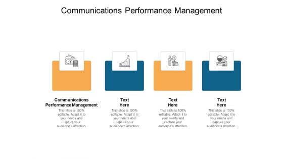 Communications Performance Management Ppt PowerPoint Presentation Inspiration Format Cpb