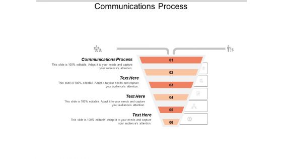 Communications Process Ppt PowerPoint Presentation Infographics Graphics Tutorials Cpb
