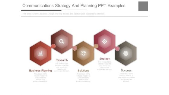 Communications Strategy And Planning Ppt Examples
