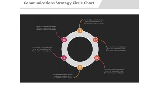 Communications Strategy Circle Chart Ppt Slides Communications Strategy Circle Chart Ppt Slides