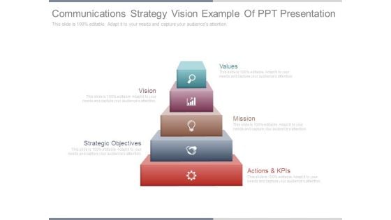 Communications Strategy Vision Example Of Ppt Presentation