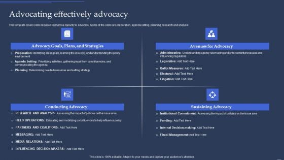 Community Policy Resources Advocating Effectively Advocacy Summary PDF Community Policy Resources Advocating Effectively Advocacy Summary PDF