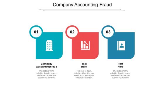 Company Accounting Fraud Ppt PowerPoint Presentation Infographics Inspiration Cpb Pdf