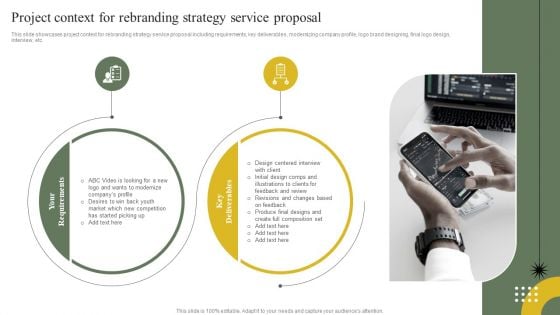 Company Advertising Solutions Project Context For Rebranding Strategy Service Inspiration PDF Company Advertising Solutions Project Context For Rebranding Strategy Service Inspiration PDF