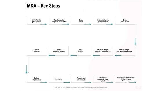 Company Amalgamation M And A Key Steps Ppt Styles Gallery PDF