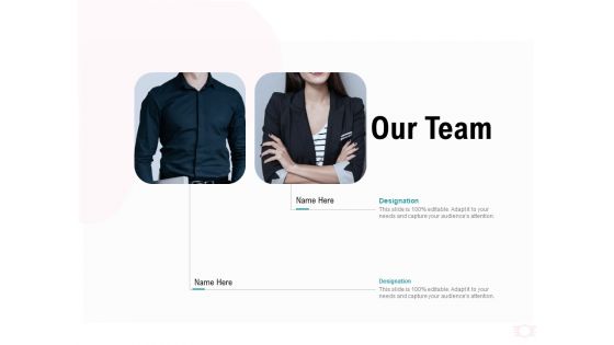 Company Amalgamation Our Team Ppt Gallery Pictures PDF