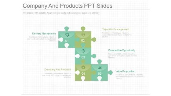 Company And Products Ppt Slides Company And Products Ppt Slides