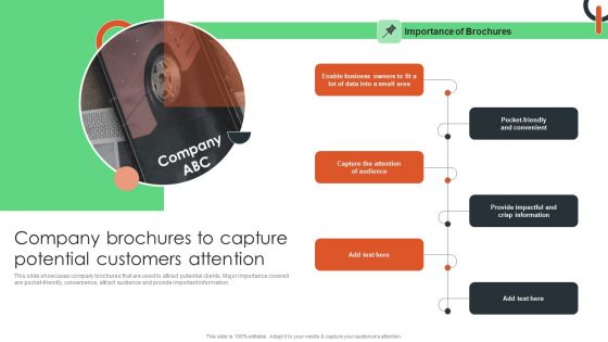 Company Brochures To Capture Potential Customers Attention Slides PDF Company Brochures To Capture Potential Customers Attention Slides PDF