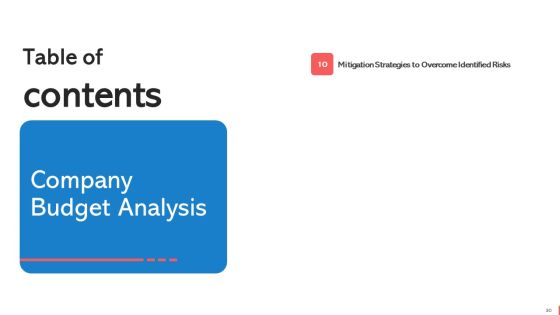 Company Budget Analysis Ppt PowerPoint Presentation Complete Deck With Slides Slide30