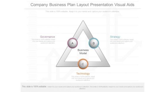 Company Business Plan Layout Presentation Visual Aids