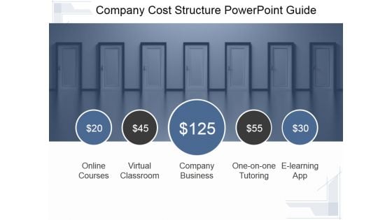 Company Cost Structure Ppt PowerPoint Presentation Influencers