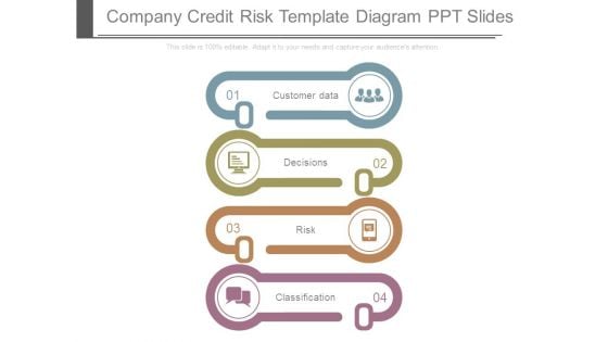 Company Credit Risk Template Diagram Ppt Slides