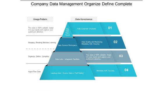 Company Data Management Organize Define Complete Ppt PowerPoint Presentation Summary Samples