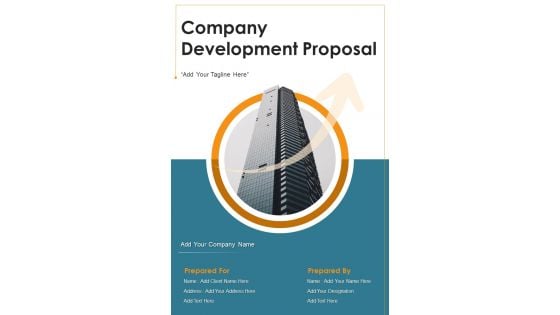 Company Development Proposal Example Document Report Doc Pdf Ppt