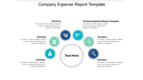 Company Expense Report Template Ppt PowerPoint Presentation Infographics Graphics Tutorials Cpb