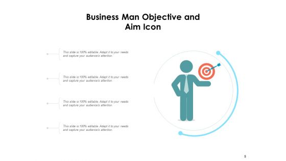 Company Goal Icon Objective Arrow Ppt PowerPoint Presentation Complete Deck