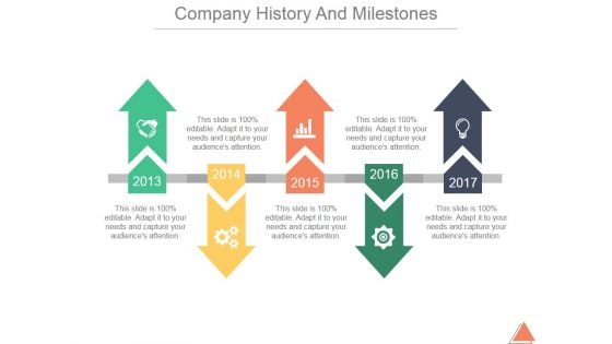 Company History And Milestones Template 2 Ppt PowerPoint Presentation Topics Company History And Milestones Template 2 Ppt PowerPoint Presentation Topics