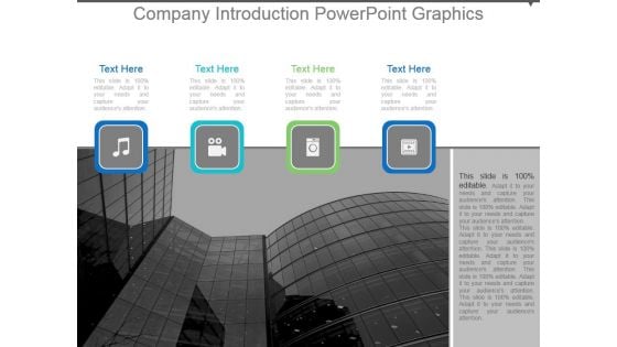 Company Introduction Powerpoint Graphics