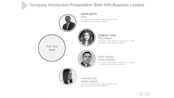 Company Introduction Ppt PowerPoint Presentation Backgrounds