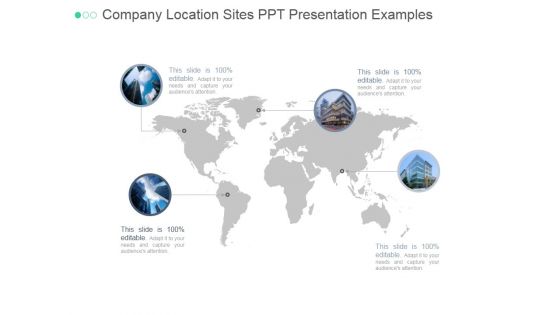 Company Location Sites Ppt PowerPoint Presentation Visuals